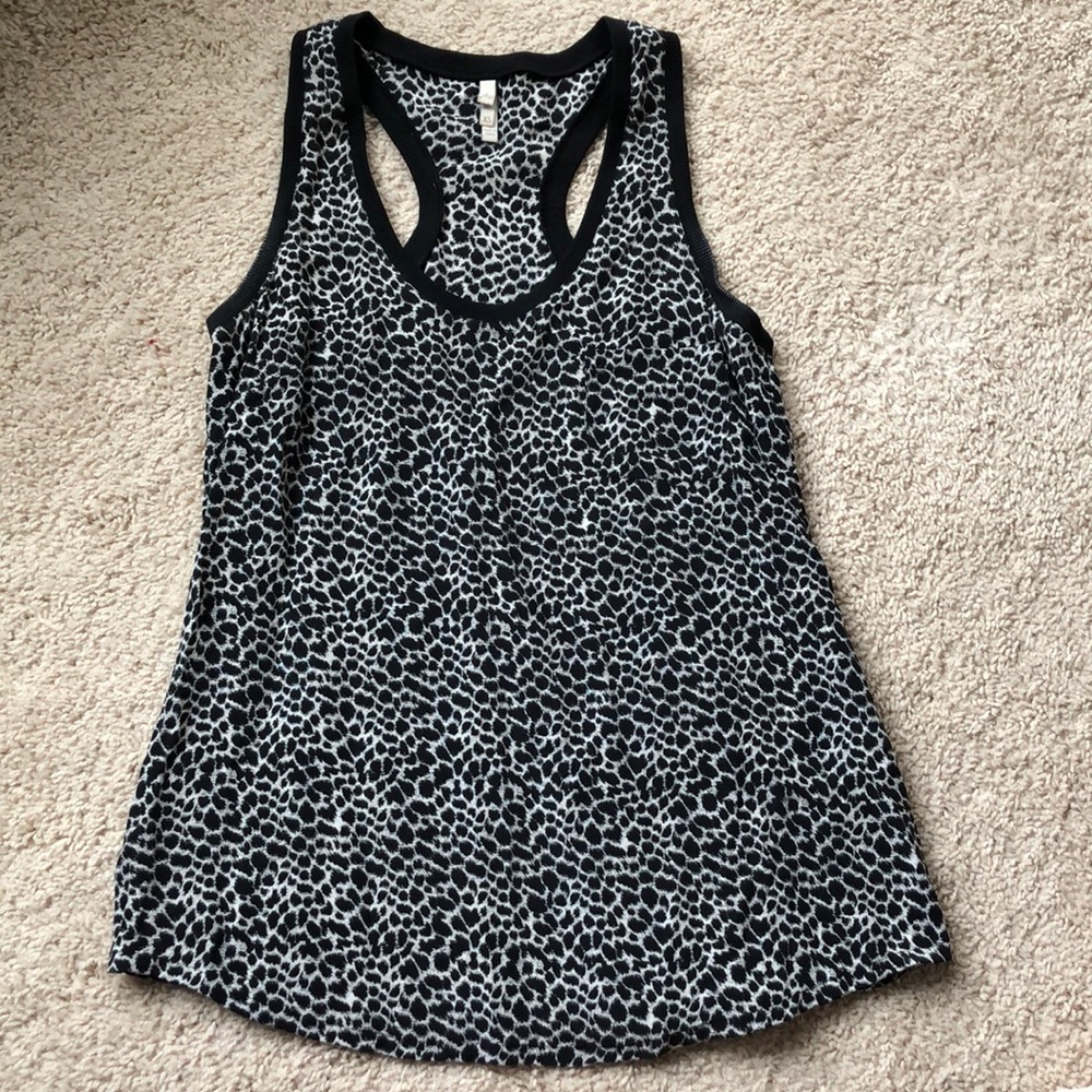 Joie leopard print silk tank too